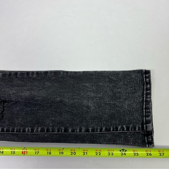 KanCan Jr Women’s Black Jeans Sz 7/27 Distressed/Ripped/Torn Pockets Stretch - Picture 12 of 13